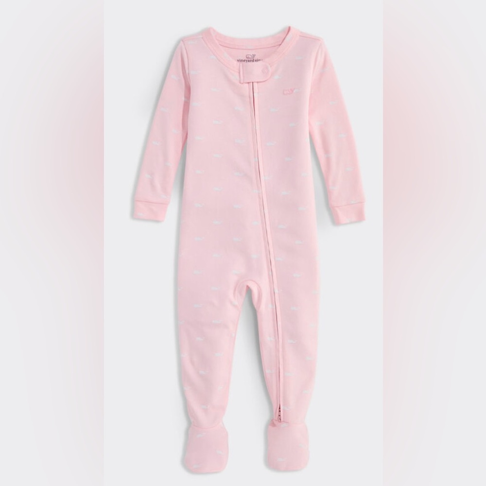 Vineyard Vines Light Pink Kids Footie
